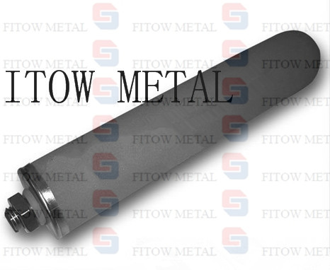 Sintered metal powder filter cartridge