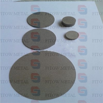 powder sintered Titanium microporous filter plate