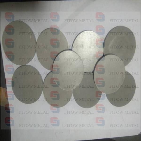 SS316L Porous stainless steel Sintered filter disc dia60*5MM