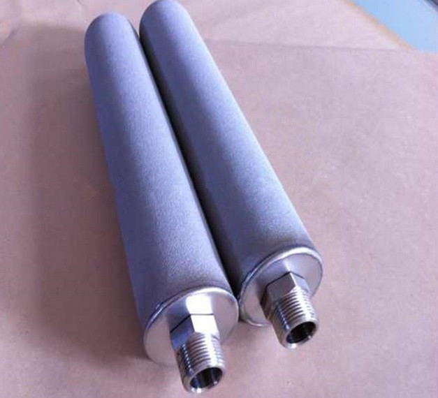 Supply 1000 degrees high temperature alloy powder sintered metal filter, monel metal sintering filter