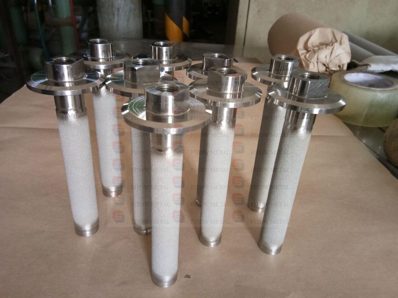 Micro-Oxygenation Carbonation Stone 316 stainless steel 20mm OD x 8” long and 2 micron porosity