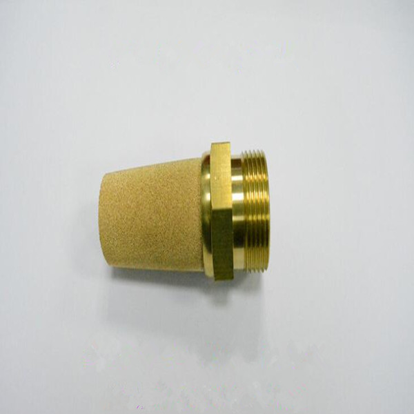 Pneumatic muffler muffler ,powder sintering brass brass muffler 1.5inch