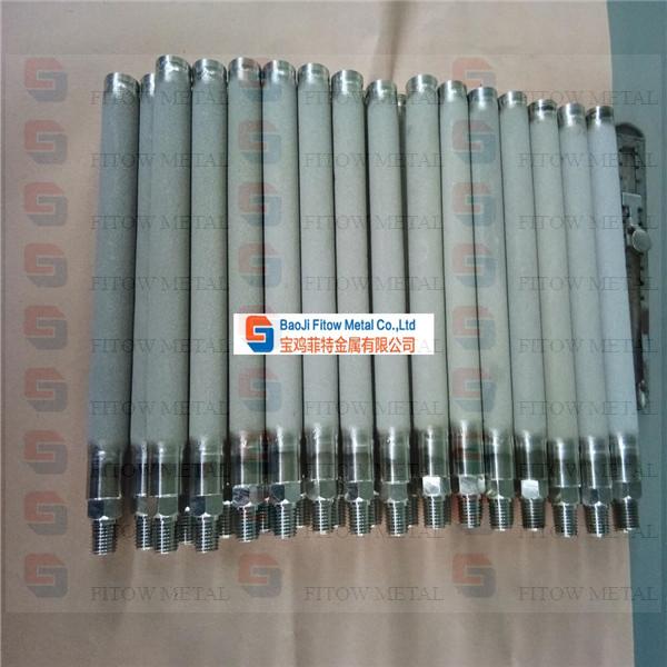  SS316L Pharmaceutical porous stainless steel sintered filter cartridge 
