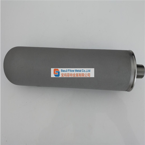 Sintered Titanium power filter cartridge  OD 60mm * length 245mm