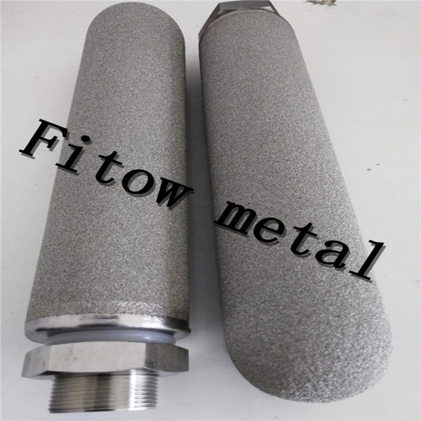 Sintered metal powder filter cartridge (stainless steel 316L)